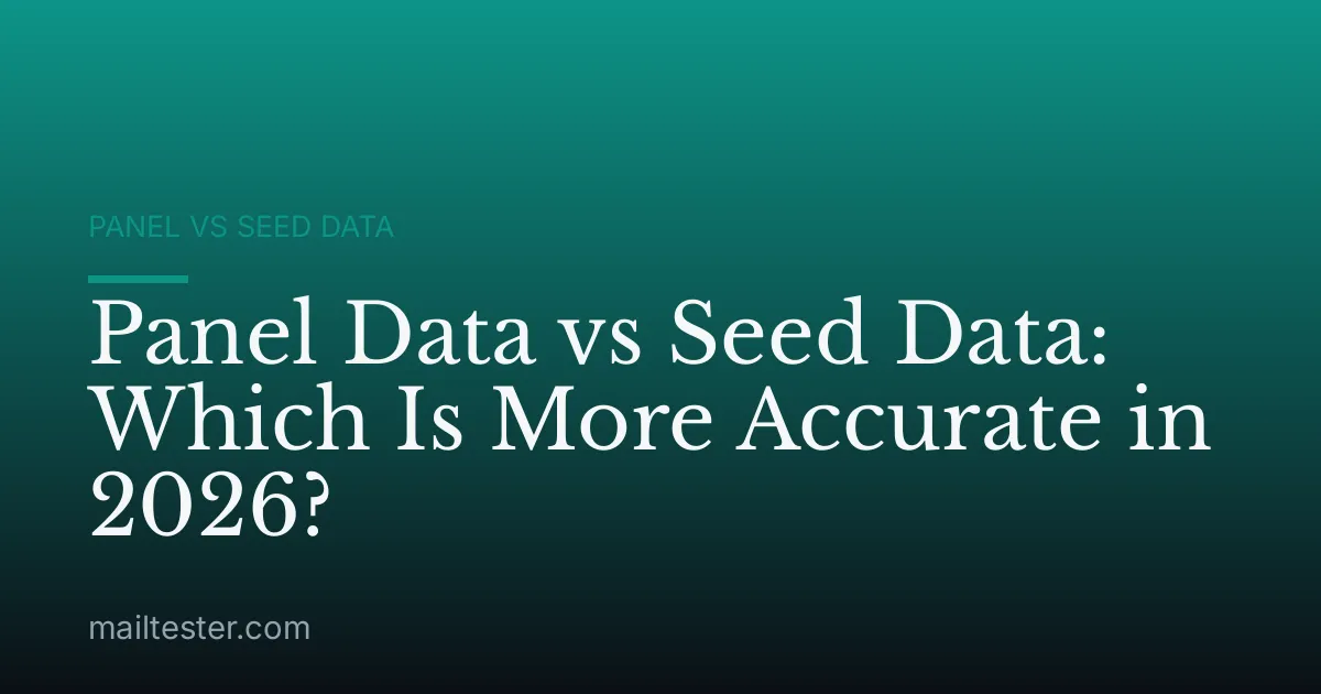 Panel Data vs Seed Data: Which Is More Accurate in 2026?