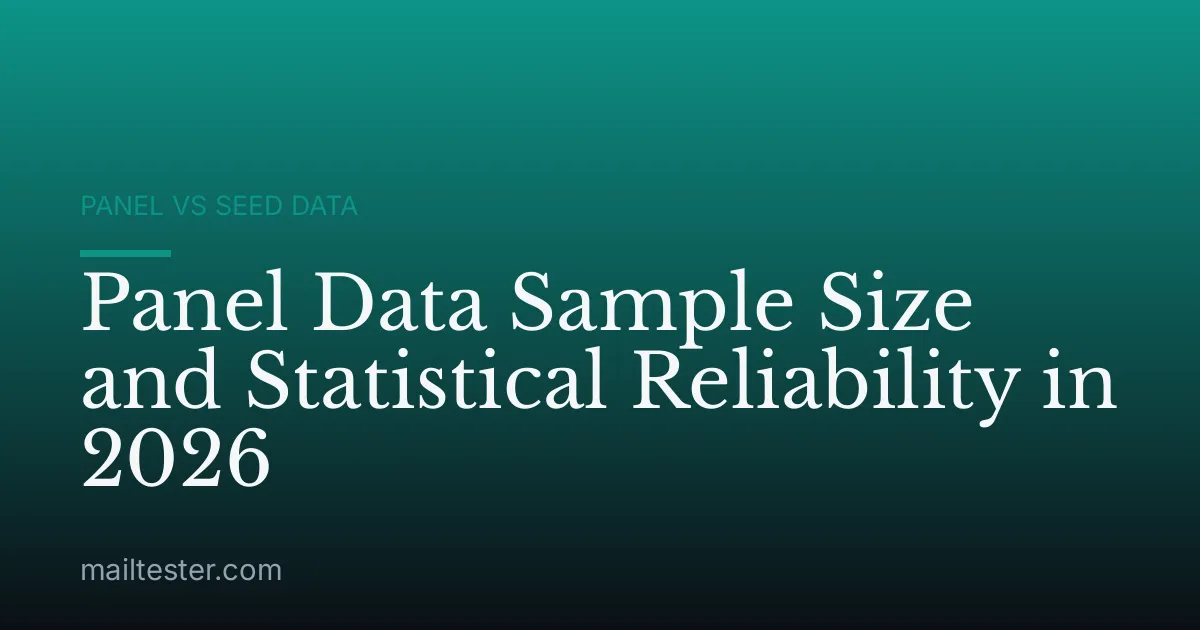 Panel Data Sample Size and Statistical Reliability in 2026