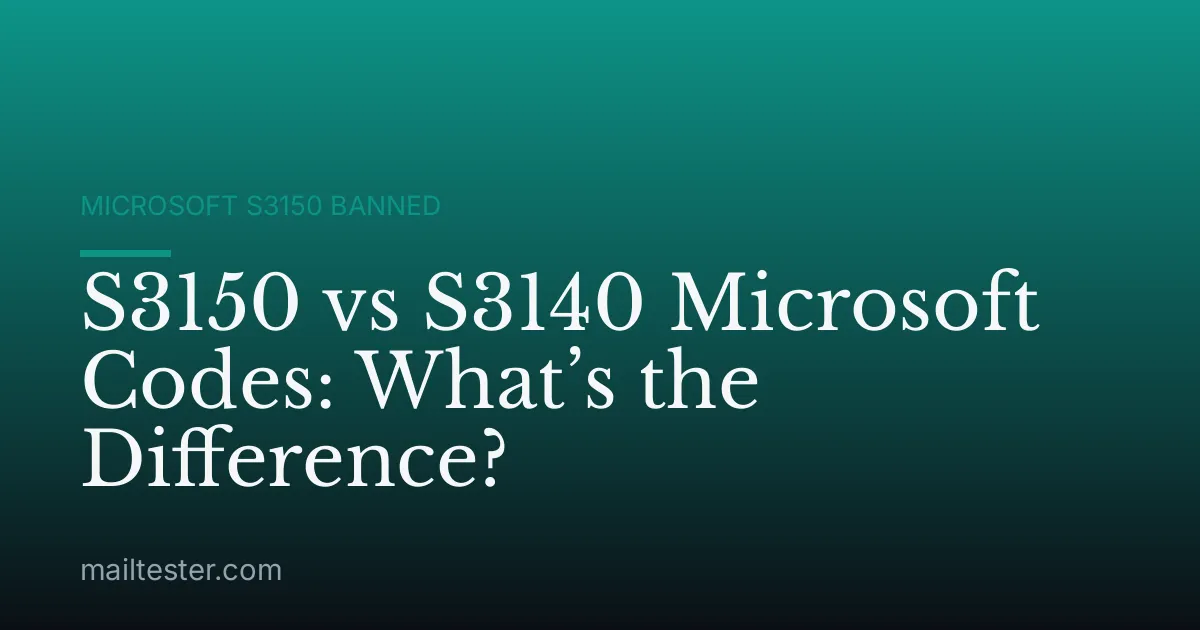 S3150 vs S3140 Microsoft Codes: What’s the Difference?