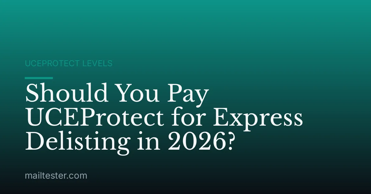 Should You Pay UCEProtect for Express Delisting in 2026?