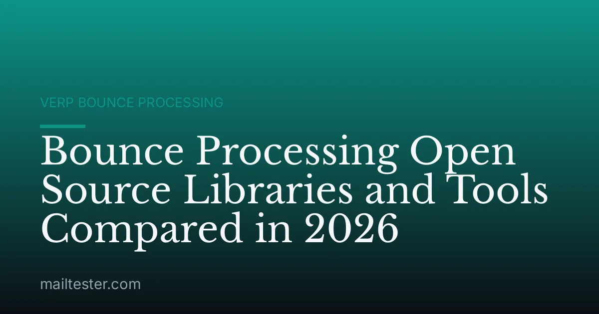Bounce Processing Open Source Libraries and Tools Compared in 2026
