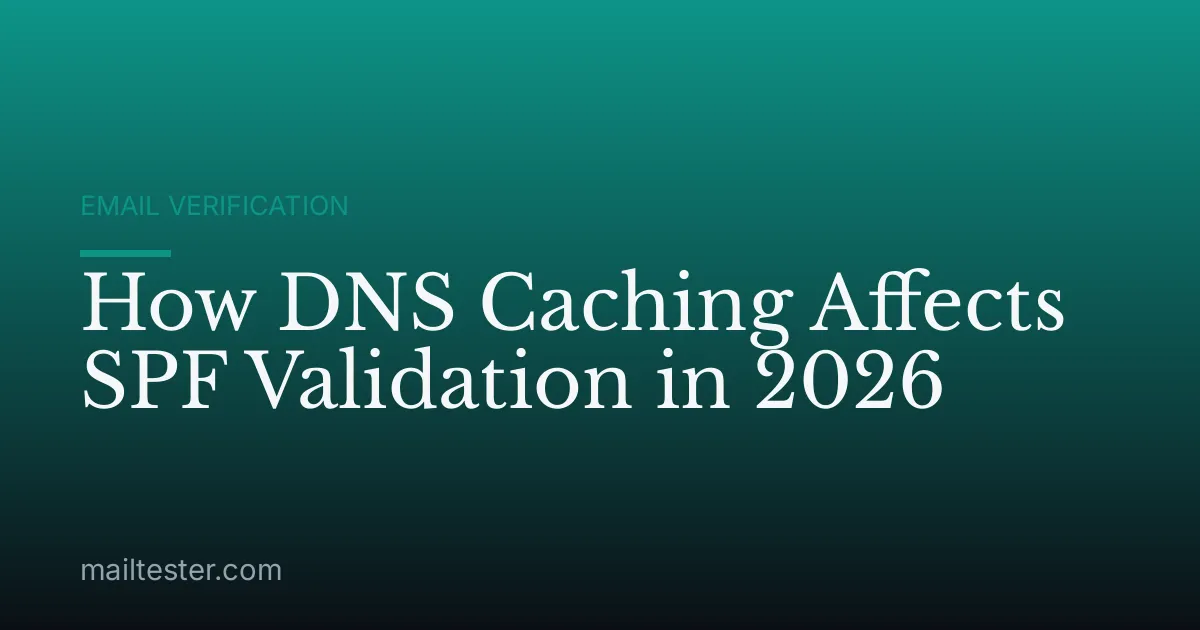 How DNS Caching Affects SPF Validation in 2026