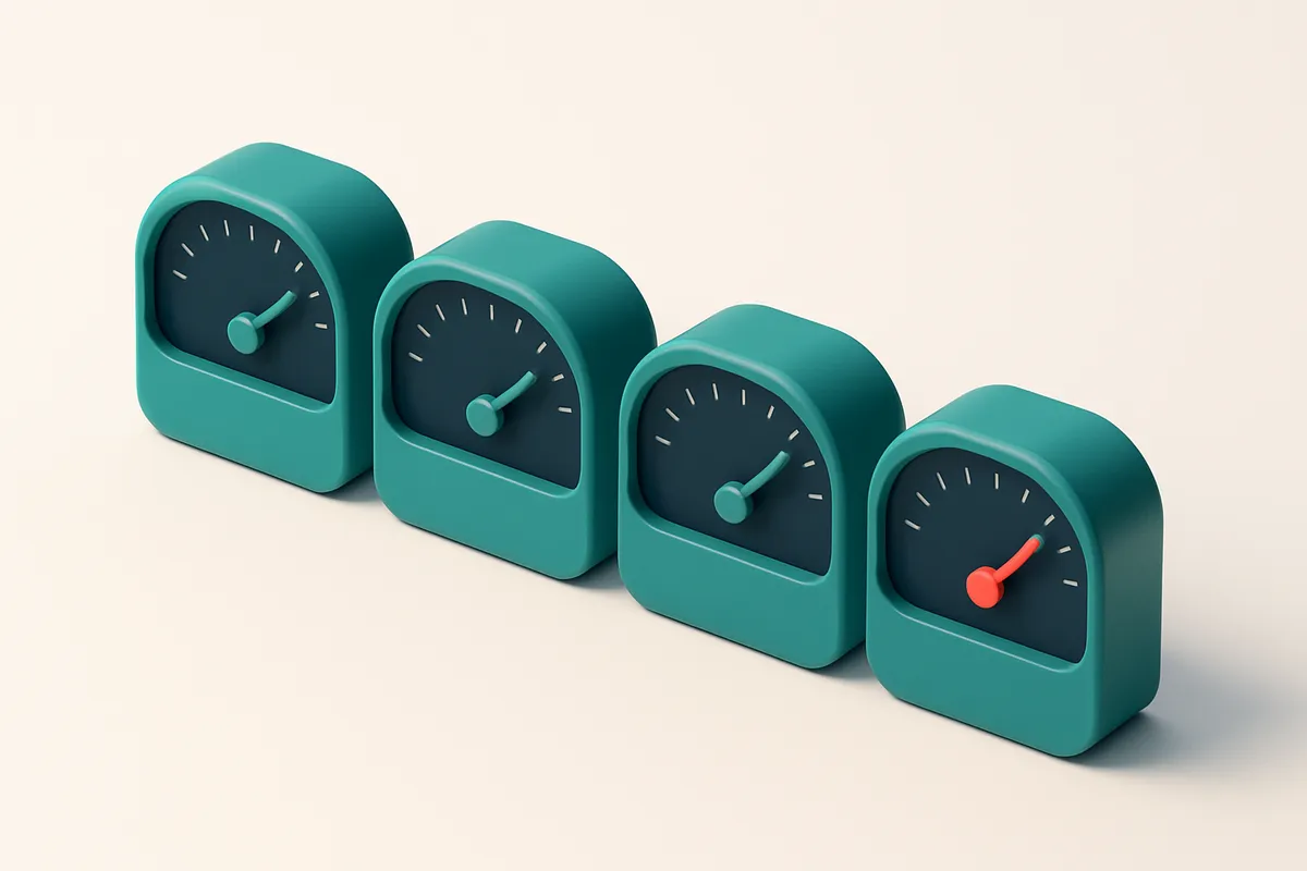 a row of four gauges labeled 'Delivery Health', 'List Quality', 'Sender Reputation', 'Inbox Rate'