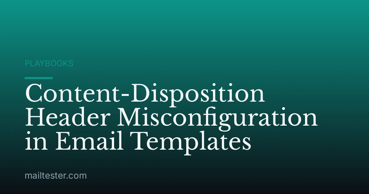 Content-Disposition Header Misconfiguration in Email Templates