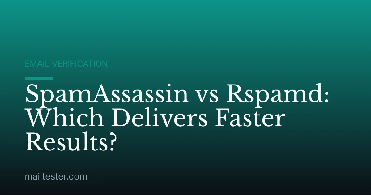 SpamAssassin vs Rspamd: Which Delivers Faster Results?