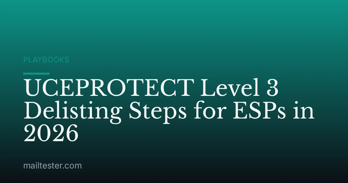 UCEPROTECT Level 3 Delisting Steps for ESPs in 2026