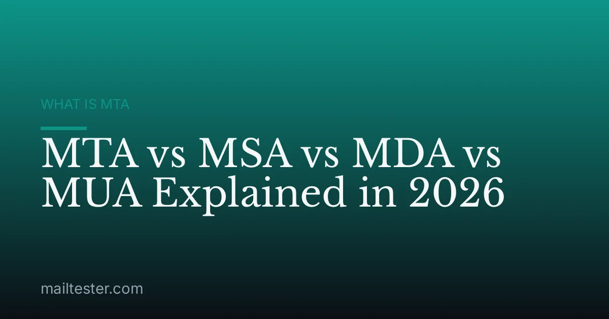 MTA vs MSA vs MDA vs MUA Explained in 2026