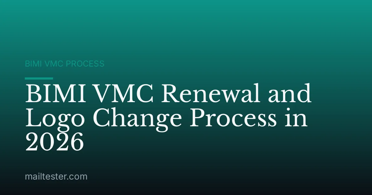 BIMI VMC Renewal and Logo Change Process in 2026