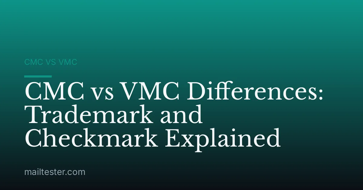 CMC vs VMC Differences: Trademark and Checkmark Explained