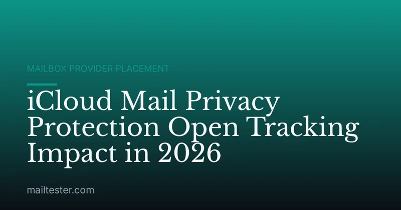 iCloud Mail Privacy Protection Open Tracking Impact in 2026
