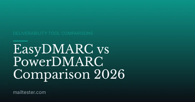 EasyDMARC vs PowerDMARC Comparison 2026