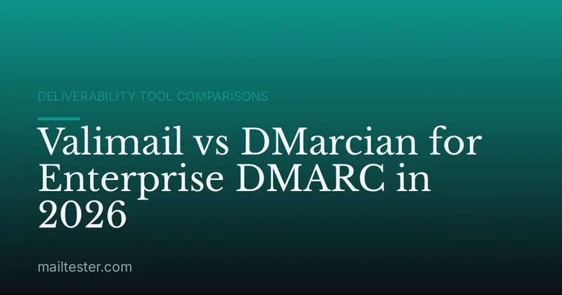 Valimail vs DMarcian for Enterprise DMARC in 2026