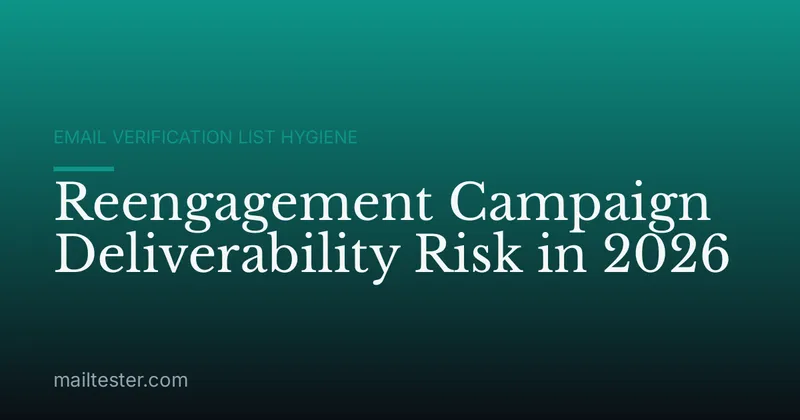 Reengagement Campaign Deliverability Risk in 2026