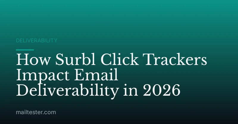 How Surbl Click Trackers Impact Email Deliverability in 2026