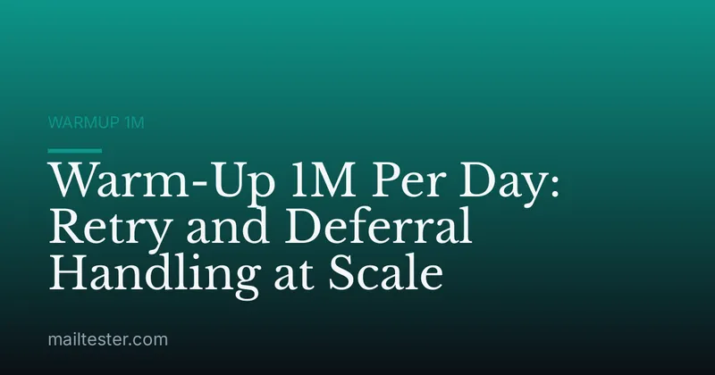 Warm-Up 1M Per Day: Retry and Deferral Handling at Scale