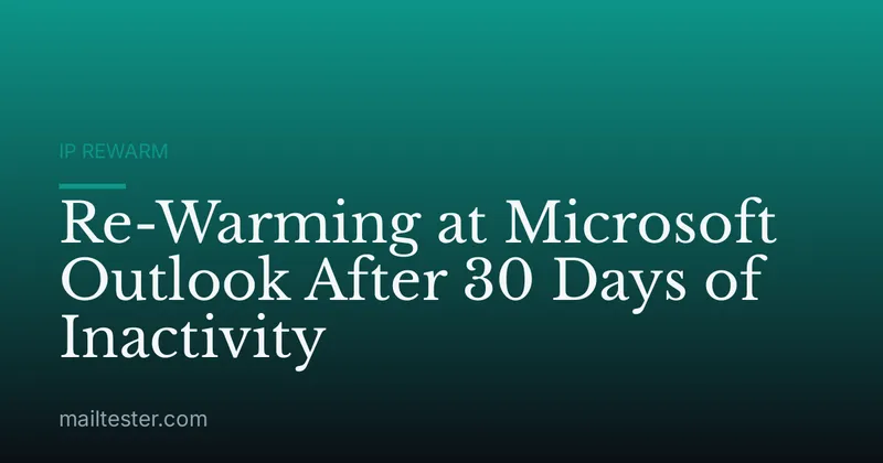 Re-Warming at Microsoft Outlook After 30 Days of Inactivity