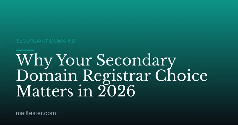 Why Your Secondary Domain Registrar Choice Matters in 2026