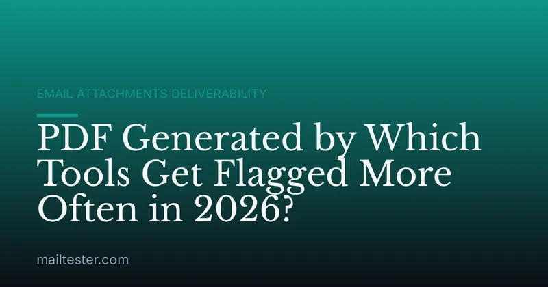 PDF Generated by Which Tools Get Flagged More Often in 2026?