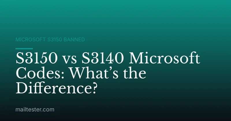 S3150 vs S3140 Microsoft Codes: What’s the Difference?