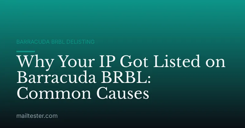 Why Your IP Got Listed on Barracuda BRBL: Common Causes