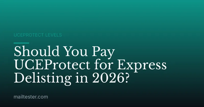 Should You Pay UCEProtect for Express Delisting in 2026?