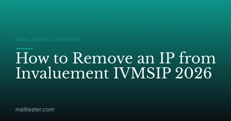 How to Remove an IP from Invaluement IVMSIP 2026