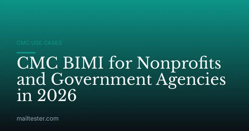 CMC BIMI for Nonprofits and Government Agencies in 2026
