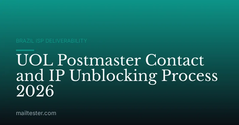 UOL Postmaster Contact and IP Unblocking Process 2026
