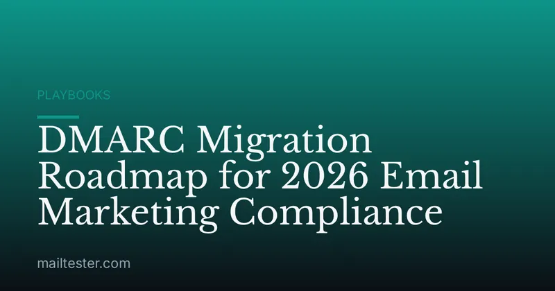 DMARC Migration Roadmap for 2026 Email Marketing Compliance