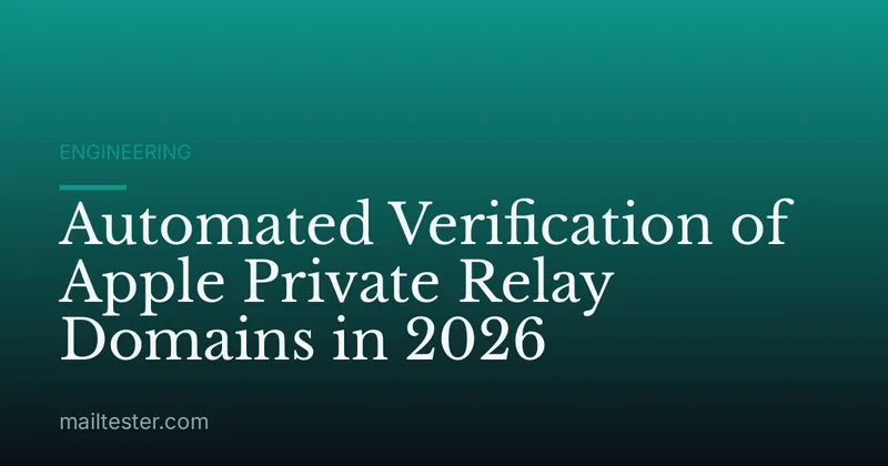Automated Verification of Apple Private Relay Domains in 2026