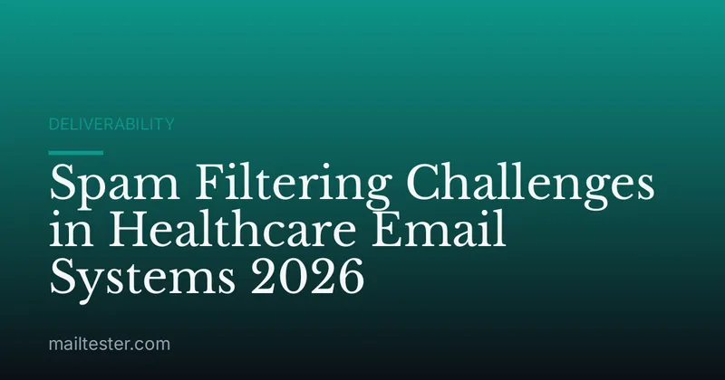 Spam Filtering Challenges in Healthcare Email Systems 2026