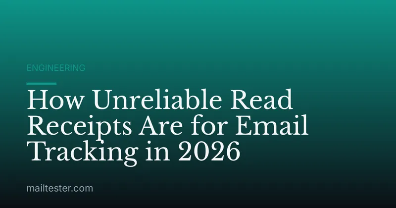 How Unreliable Read Receipts Are for Email Tracking in 2026