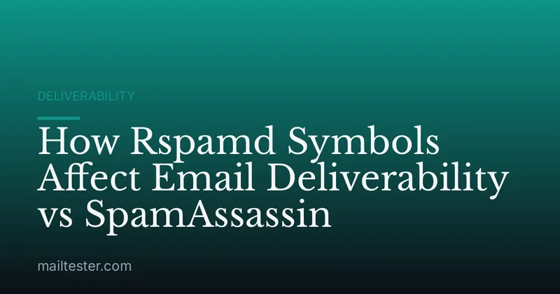 How Rspamd Symbols Affect Email Deliverability vs SpamAssassin
