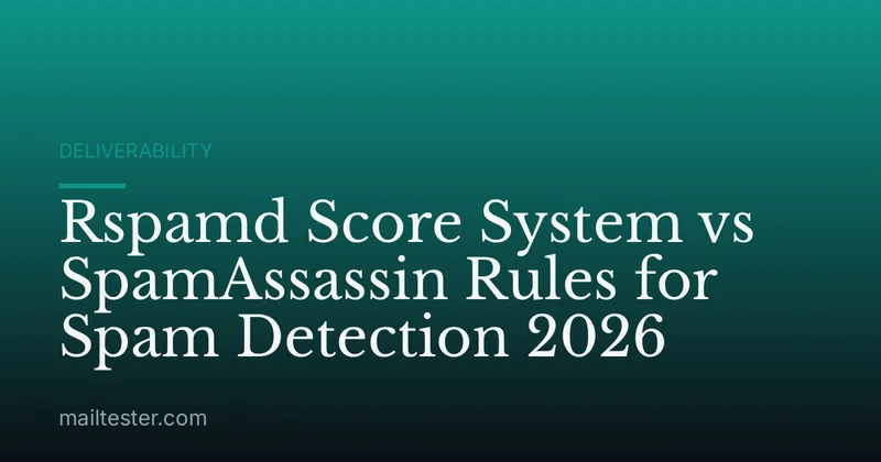 Rspamd Score System vs SpamAssassin Rules for Spam Detection 2026
