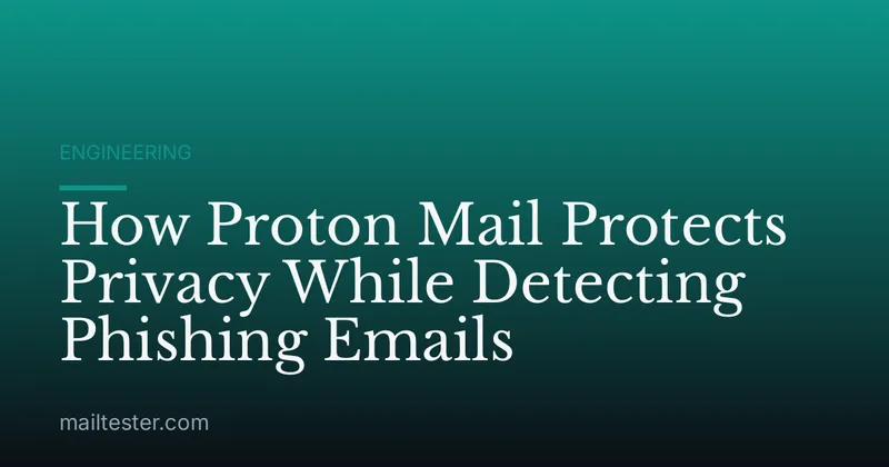 How Proton Mail Protects Privacy While Detecting Phishing Emails