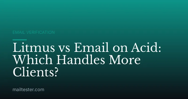 Litmus vs Email on Acid: Which Handles More Clients?