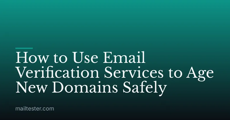 How to Use Email Verification Services to Age New Domains Safely