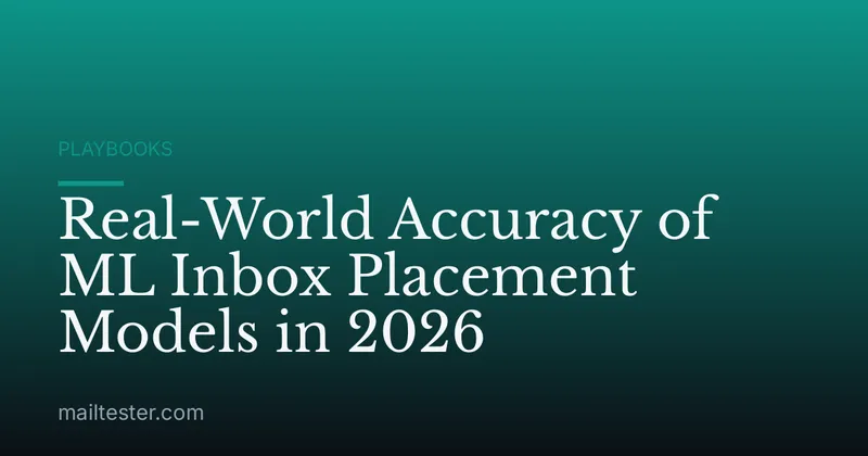 Real-World Accuracy of ML Inbox Placement Models in 2026