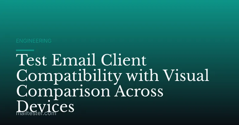 Test Email Client Compatibility with Visual Comparison Across Devices