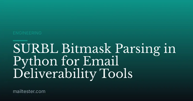 SURBL Bitmask Parsing in Python for Email Deliverability Tools