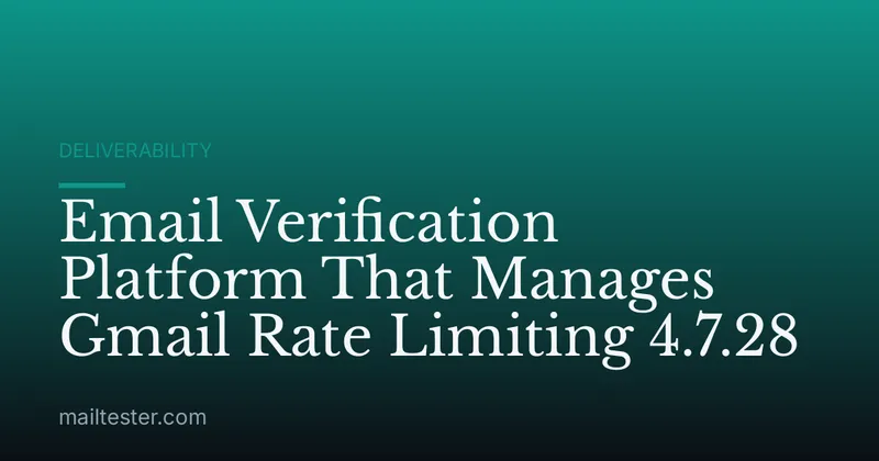Email Verification Platform That Manages Gmail Rate Limiting 4.7.28