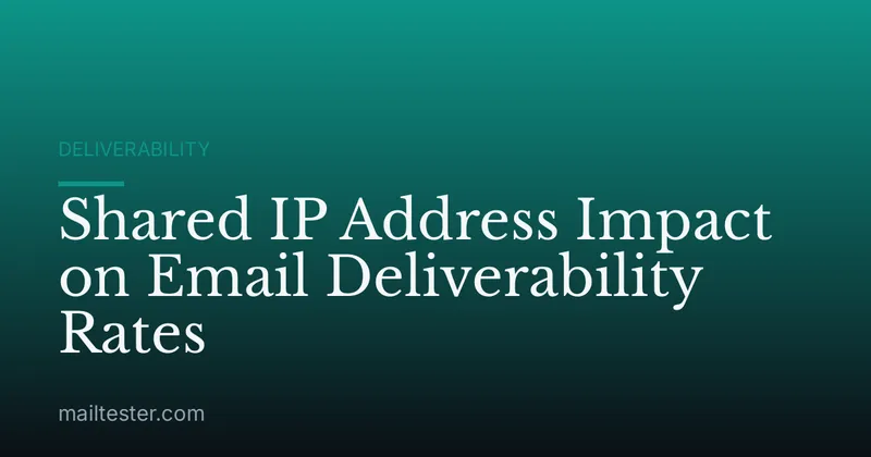 Shared IP Address Impact on Email Deliverability Rates