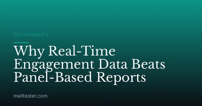 Why Real-Time Engagement Data Beats Panel-Based Reports