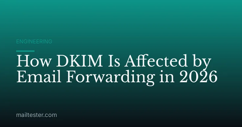 How DKIM Is Affected by Email Forwarding in 2026