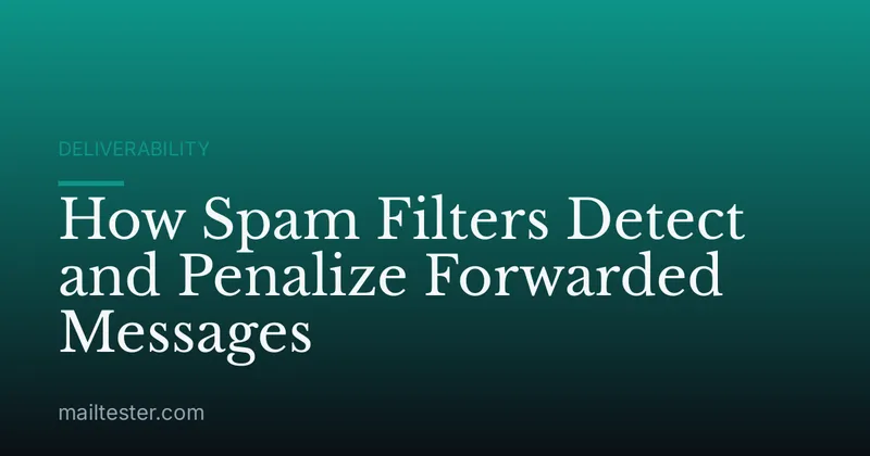 How Spam Filters Detect and Penalize Forwarded Messages