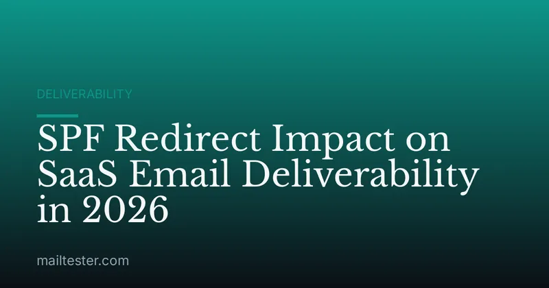 SPF Redirect Impact on SaaS Email Deliverability in 2026