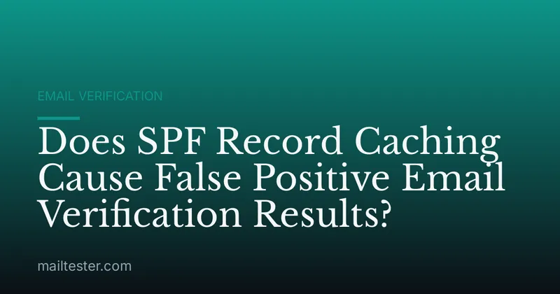 Does SPF Record Caching Cause False Positive Email Verification Results?