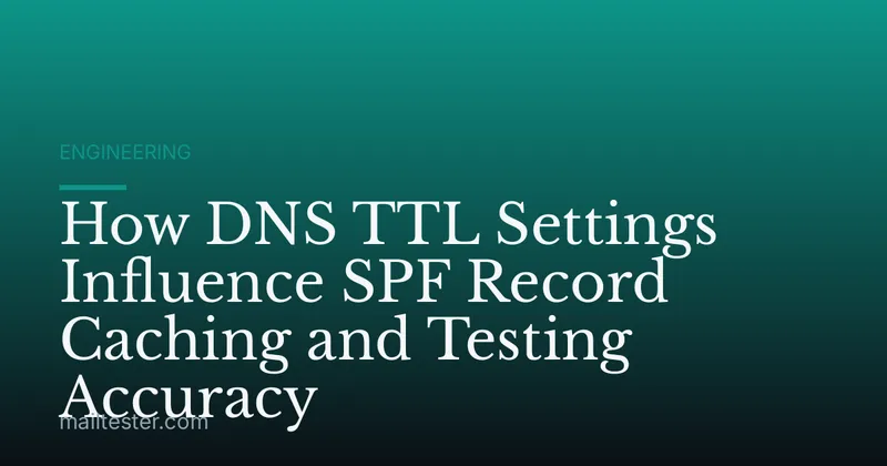 How DNS TTL Settings Influence SPF Record Caching and Testing Accuracy