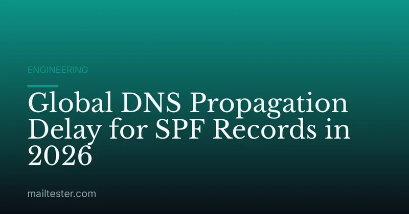 Global DNS Propagation Delay for SPF Records in 2026