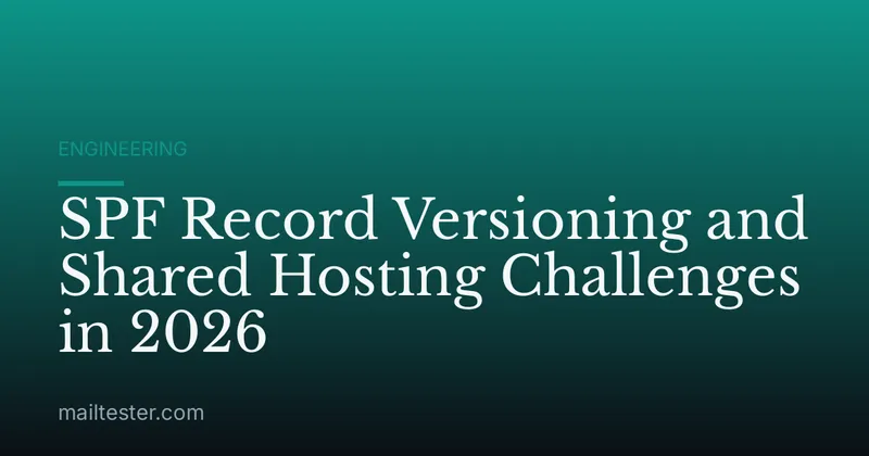 SPF Record Versioning and Shared Hosting Challenges in 2026